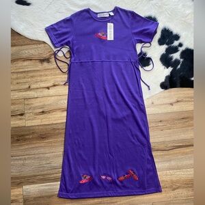 Needle & Thread Embellished Purple Maxi Dress